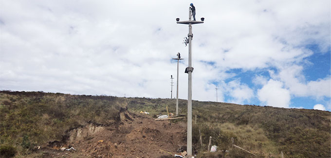 instalacion de sub estacion